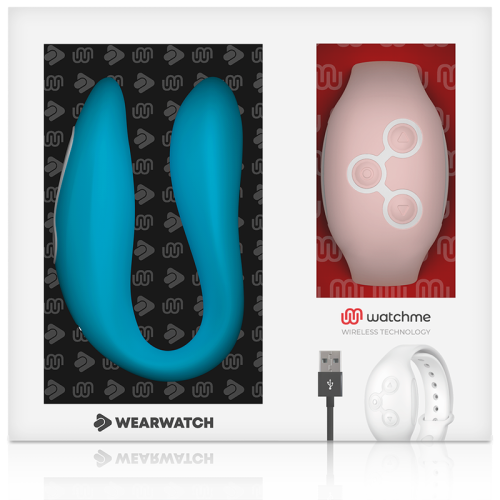Watchme Dual Technology Vibrator Indigo / Pink | Wearwatch