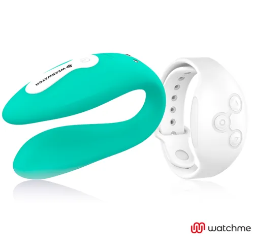 Watchme Dual Technology Vibrator Aquamarine / Snow | Wearwatch