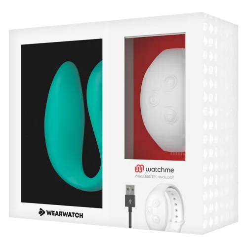 Watchme Dual Technology Vibrator Aquamarine / Snow | Wearwatch