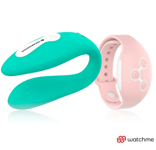 Watchme Dual Technology Vibrator Meerwasser / Rosa | Wearwatch