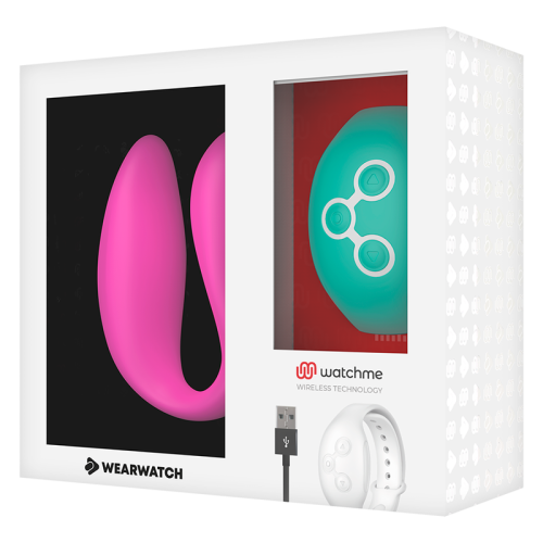 Watchme Dual Technologie Vibrator Fuchsia / Aquamarine | Wearwatch