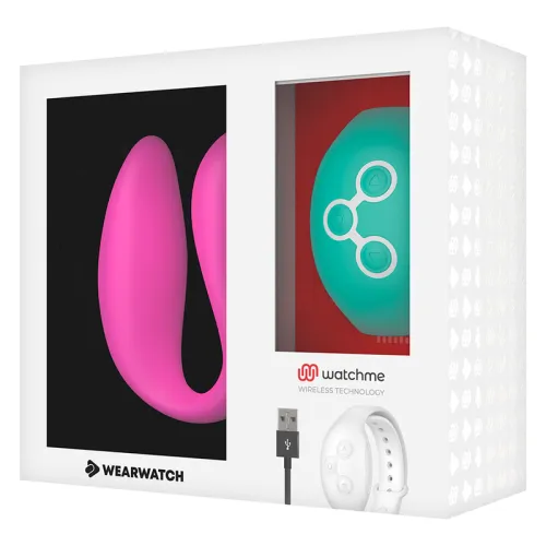 Watchme Dual Technologie Vibrator Fuchsia / Aquamarine | Wearwatch