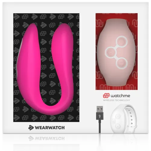 Watchme Dual Technology Vibrator Fuchsia / Pink | Wearwatch