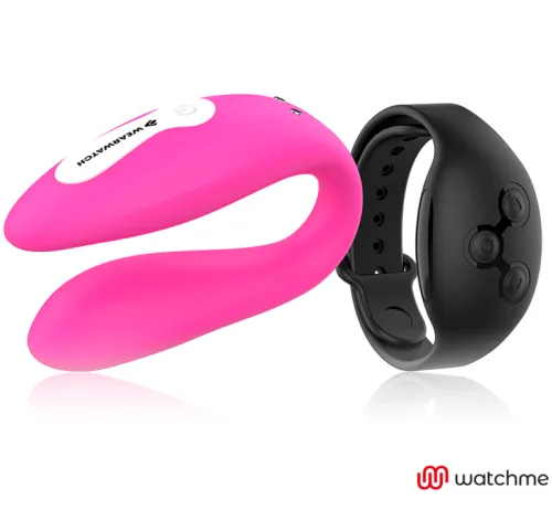 Watchme Dual Technology Vibrator Fuchsia / Azabache | Wearwatch