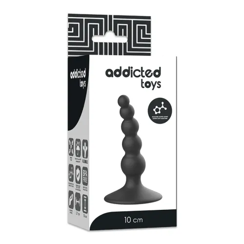 Analplug 10cm Schwarz – Addicted Toys