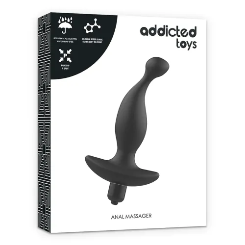 Anal Massager Mit Vibration Schwarz – Addicted Toys