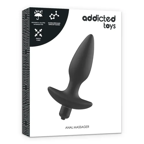 Premium Analplug Mit Vibration Schwarz – Addicted Toys