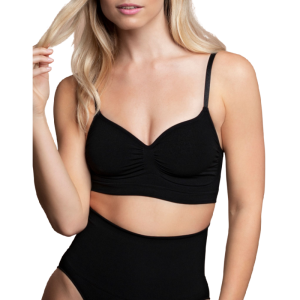 Nahtlos Bra mit Mittlerer Kontrolle - Schwarz S | Bye Bra