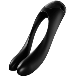 Candy Cane Fingervibrator Schwarz | Satisfyer