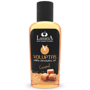 Voluptas Essbares Massagegel Karamell 100ml | Luxuria