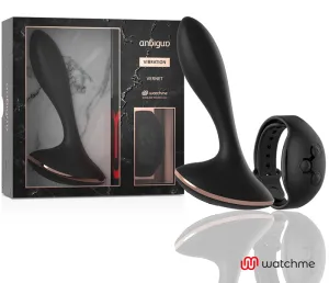 Schwarzer Vibrator mit Fernbedienung und Verpackung, Marke 