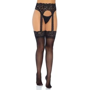 Unsichtbare Strumpfhalterstrümpfe OneSize – Leg Avenue