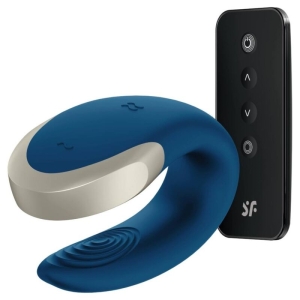 Double Love Luxury Partnervibrator Blau | Satisfyer