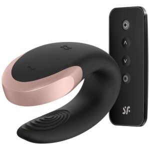 Double Love Luxury Partnervibrator Schwarz | Satisfyer