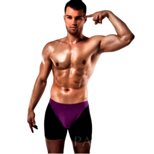 Boxer 009 Lila / Schwarz S/M | Passion