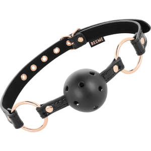 Ballknebel Veganes Leder | Begme Black Edition