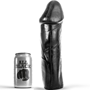Dong 28cm Ohne Hoden | All Black
