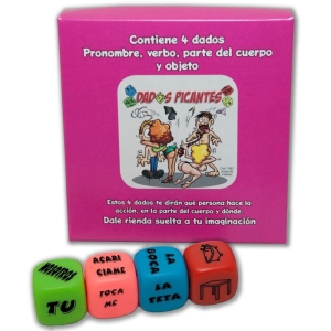 4 Würfelspiel Von Pronomen, Verb, Körperteil Und Ort | Diablo Picante