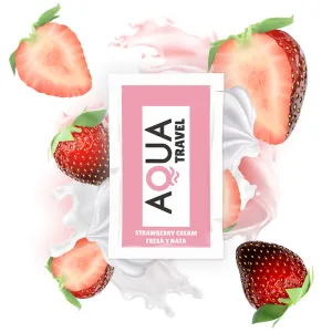 Aqua Travel Schmiermittel Auf Wasserbasis Mit Erdbeer Creme Geschmack 6ml