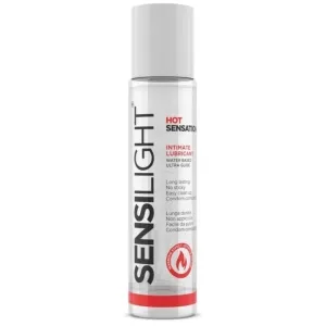 Flasche Sensilight Hot Sensation Gleitgel, wasserbasiert, langanhaltend, nicht klebrig, leicht zu reinigen, kondomfreundlich.