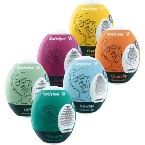 Masturbator Eier der Eggcited-Serie - 6 Stk. – Satisfyer
