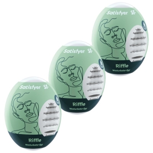 3 Masturbator Eier der Eggcited Serie - Riffle | Satisfyer