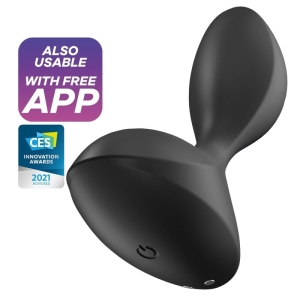 Sweet Seal Vibrating Plug App Black | Satisfyer