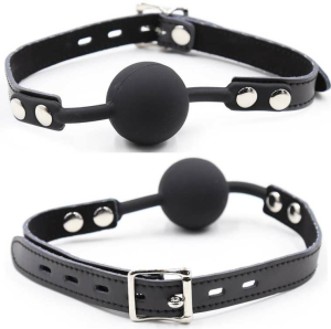 Silikon Ballknebel Mit Ledergürtel | Ohmama