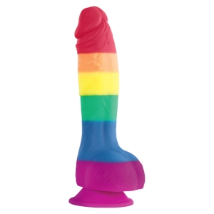 LGBTQQ Flaggendildo 15cm | Pride