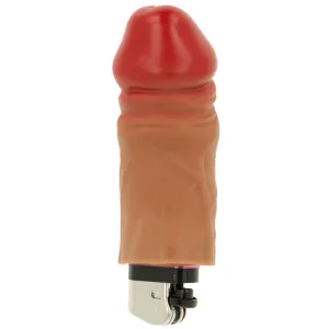 Lighter with a humorous design in the shape of a penis.