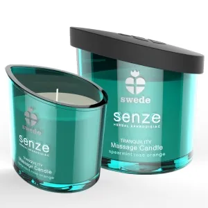 Senze Tranquillity Massagekerze Spearmint, Rose, Orange – Swede
