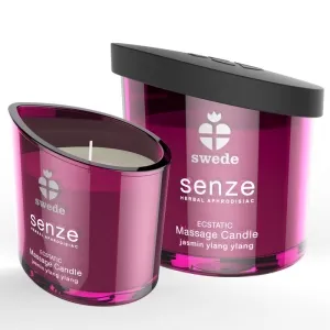 Senze Extatische Massagekerze - Jasmin, Ylang Ylang – Swede