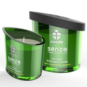 Senze Erweckende Massagekerze Zitrone, Pfeffer, Eukalyptus | Swede
