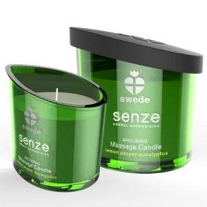 Senze Erweckende Massagekerze Zitrone, Pfeffer, Eukalyptus – Swede