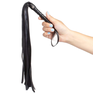 Schwarze Bondage Peitsche | BDSM Kollektion