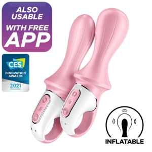 Air Pump Booty 5+ Aufblasbarer Analvibrator Pink | Satisfyer