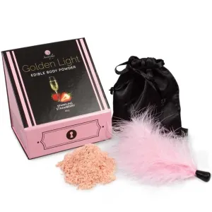 Golden Light Kit Funkelndes Esspulver Erdbeere – Secretplay