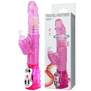 Travel Partner Up & Down Rabbitvibrator Rosa | Baile