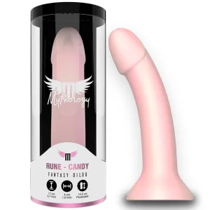 Verpackung und rosafarbener Fantasy-Dildo 