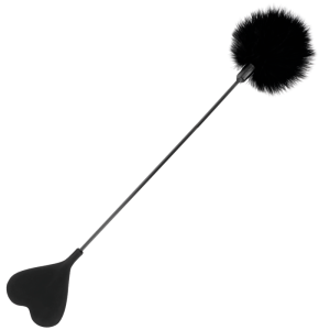 Schwarze Liebefederpeise 40cm | Darkness