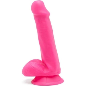 Happy Dicks Dildo 12cm Mit Hoden Rosa | Get Real