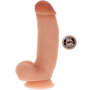 Silikondildo 18cm Mit Hoden Hautfarben | Get Real