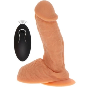 Vibrierender Silikondildo Hautfarben | Get Real