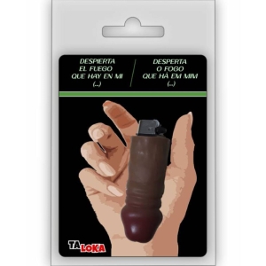 Fantastisches Feuerzeug In Form Eines Mulattenfarbigen Penis 100 % Wiederaufladbar | Taloka