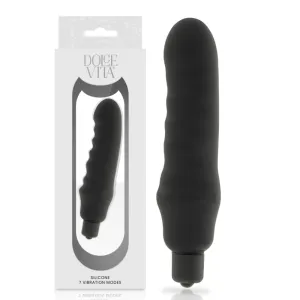 Genius Black Silikon Vibrator | Dolce Vita