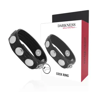 Leder Erektionsring – Darkness