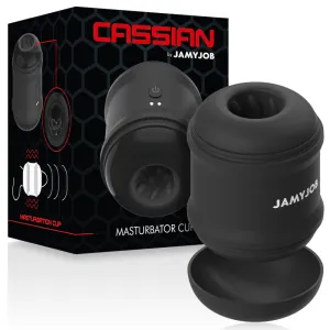 Black masturbator with packaging, brand name 