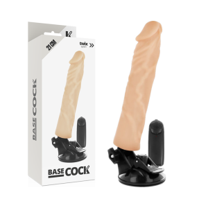 Realistischer Vibrator Mit Fernbedienung Natürlicher 21cm | Basecock