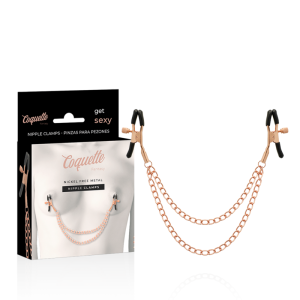 Fantasy Nippelclips Aus Metall Mit Kette | Coquette Chic Desire