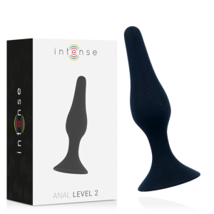 Analplug Level 2 11.5cm Schwarz | Intense